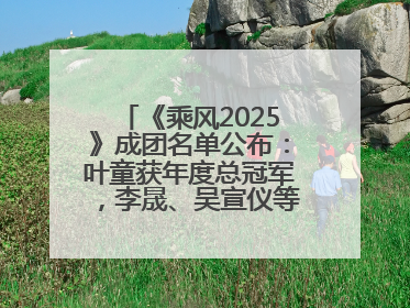《乘风2025》成团名单公布：叶童获年度总冠军，李晟、吴宣仪等10位姐姐成功成团，陈德容获年度高光人物