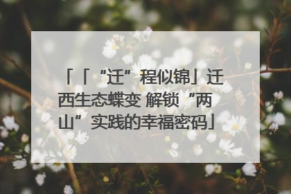「“迁”程似锦」迁西生态蝶变 解锁“两山”实践的幸福密码