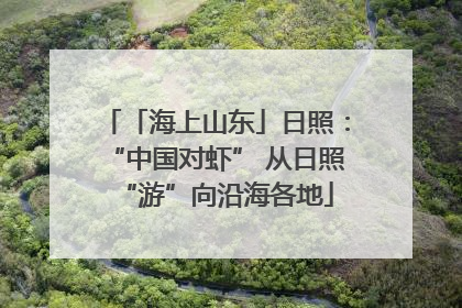 「海上山东」日照：“中国对虾” 从日照“游”向沿海各地