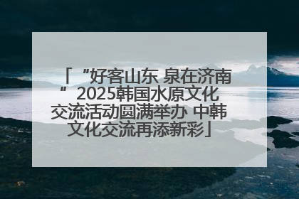 “好客山东 泉在济南”2025韩国水原文化交流活动圆满举办 中韩文化交流再添新彩