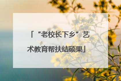 “老校长下乡”艺术教育帮扶结硕果