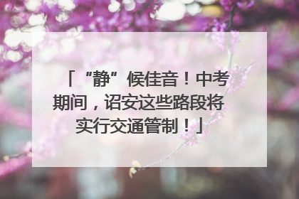 “静”候佳音！中考期间，诏安这些路段将实行交通管制！