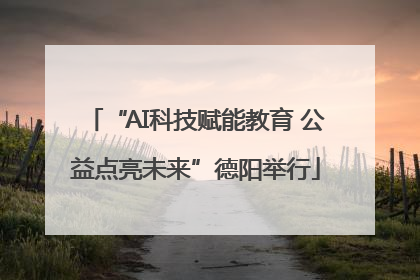 “AI科技赋能教育 公益点亮未来”德阳举行