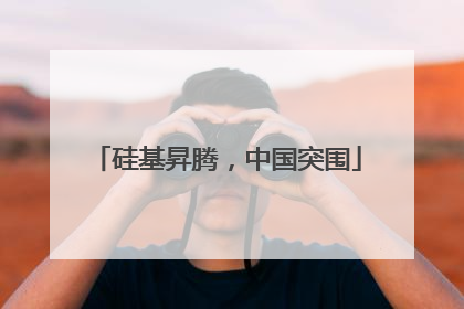 硅基昇腾，中国突围