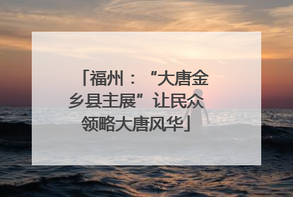 福州：“大唐金乡县主展”让民众领略大唐风华
