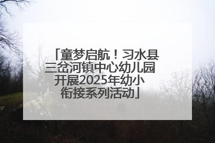 童梦启航！习水县三岔河镇中心幼儿园开展2025年幼小衔接系列活动