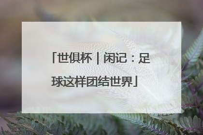 世俱杯｜闲记：足球这样团结世界