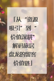 从“资源吸引”到“价值深耕” 解码旅居盘龙的留客价值链