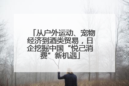 从户外运动、宠物经济到酒类贸易，日企挖掘中国“悦己消费”新机遇