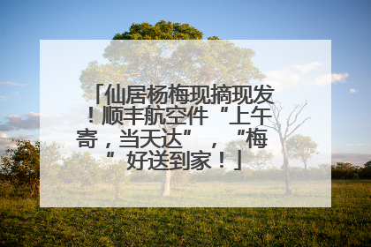 仙居杨梅现摘现发！顺丰航空件“上午寄，当天达”，“梅”好送到家！
