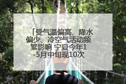 受气温偏高、降水偏少、冷空气活动频繁影响 宁夏今年1-5月中旬现10次定级沙尘天气过程