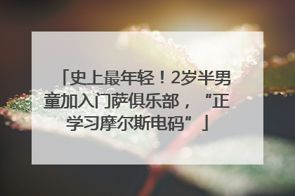 史上最年轻！2岁半男童加入门萨俱乐部，“正学习摩尔斯电码”