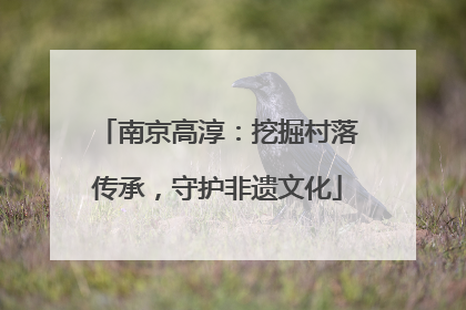 南京高淳：挖掘村落传承，守护非遗文化