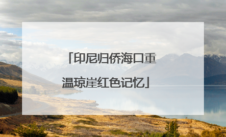 印尼归侨海口重温琼崖红色记忆
