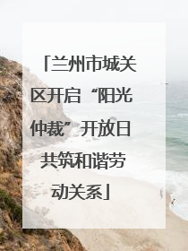 兰州市城关区开启“阳光仲裁”开放日 共筑和谐劳动关系