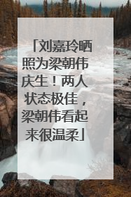刘嘉玲晒照为梁朝伟庆生！两人状态极佳，梁朝伟看起来很温柔