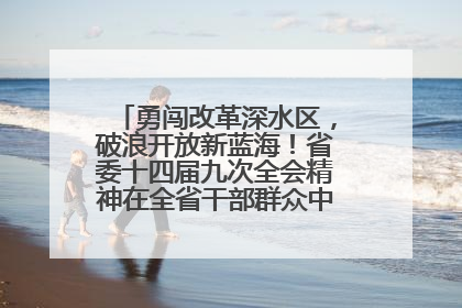 勇闯改革深水区，破浪开放新蓝海！省委十四届九次全会精神在全省干部群众中引发热烈反响