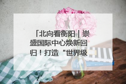 北向看衡阳｜崇盛国际中心焕新回归！打造“世界级美食主题公园”