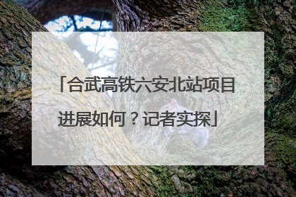 合武高铁六安北站项目进展如何？记者实探