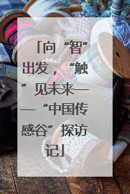 向“智”出发，“触”见未来——“中国传感谷”探访记