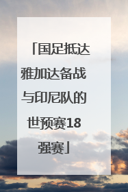 国足抵达雅加达备战与印尼队的世预赛18强赛