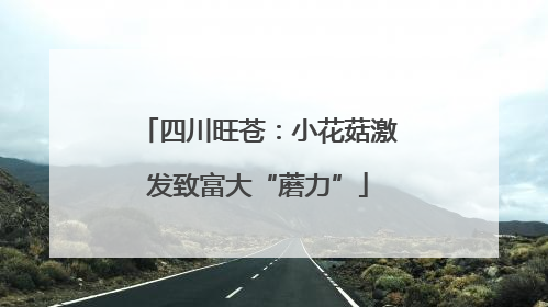四川旺苍：小花菇激发致富大“蘑力”