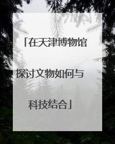 在天津博物馆探讨文物如何与科技结合