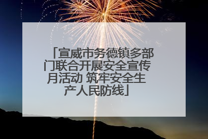 宣威市务德镇多部门联合开展安全宣传月活动 筑牢安全生产人民防线
