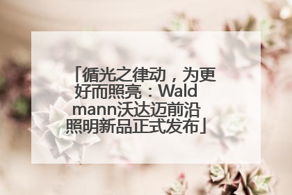 循光之律动，为更好而照亮：Waldmann沃达迈前沿照明新品正式发布