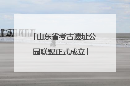 山东省考古遗址公园联盟正式成立