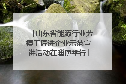 山东省能源行业劳模工匠进企业示范宣讲活动在淄博举行