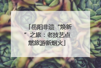 岳阳非遗“焕新”之旅：老技艺点燃旅游新烟火