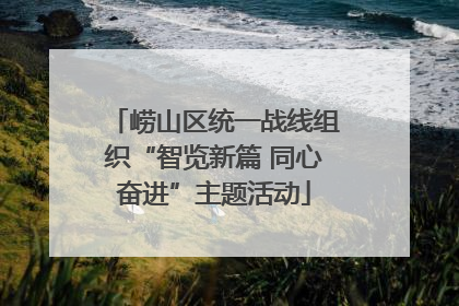 崂山区统一战线组织“智览新篇 同心奋进”主题活动