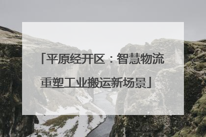 平原经开区：智慧物流重塑工业搬运新场景