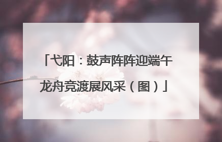 弋阳：鼓声阵阵迎端午 龙舟竞渡展风采（图）