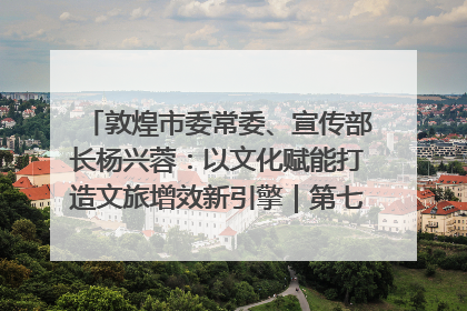 敦煌市委常委、宣传部长杨兴蓉：以文化赋能打造文旅增效新引擎｜第七届全国县域旅游研究成果发布系列活动