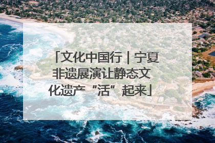 文化中国行｜宁夏 非遗展演让静态文化遗产“活”起来