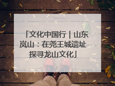 文化中国行｜山东岚山：在尧王城遗址探寻龙山文化