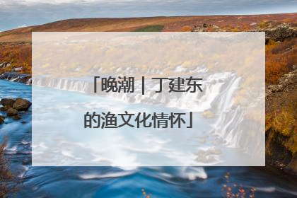 晚潮｜丁建东的渔文化情怀