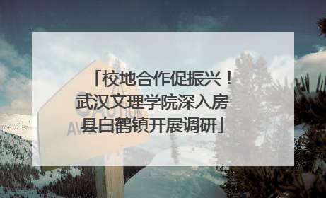 校地合作促振兴！武汉文理学院深入房县白鹤镇开展调研