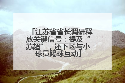 江苏省省长调研释放关键信号：提及“苏超”，还下场与小球员踢球互动