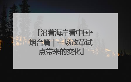 沿着海岸看中国•烟台篇｜一场改革试点带来的变化