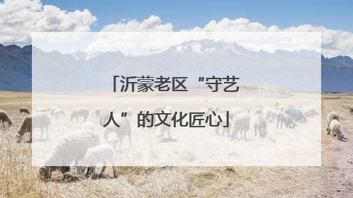 沂蒙老区“守艺人”的文化匠心