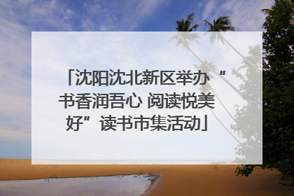 沈阳沈北新区举办“书香润吾心 阅读悦美好”读书市集活动