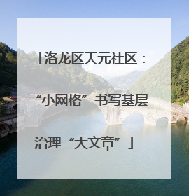 洛龙区天元社区：“小网格”书写基层治理“大文章”