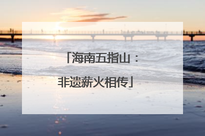海南五指山：非遗薪火相传