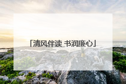 清风伴读 书润廉心