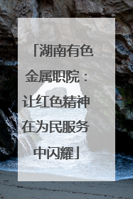 湖南有色金属职院：让红色精神在为民服务中闪耀