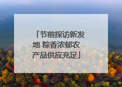 节前探访新发地 粽香浓郁农产品供应充足