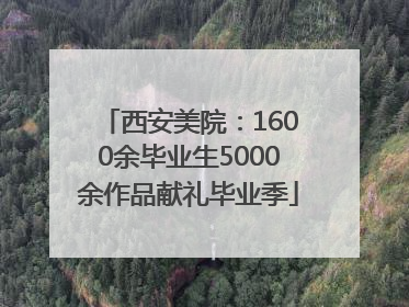 西安美院：1600余毕业生5000余作品献礼毕业季
